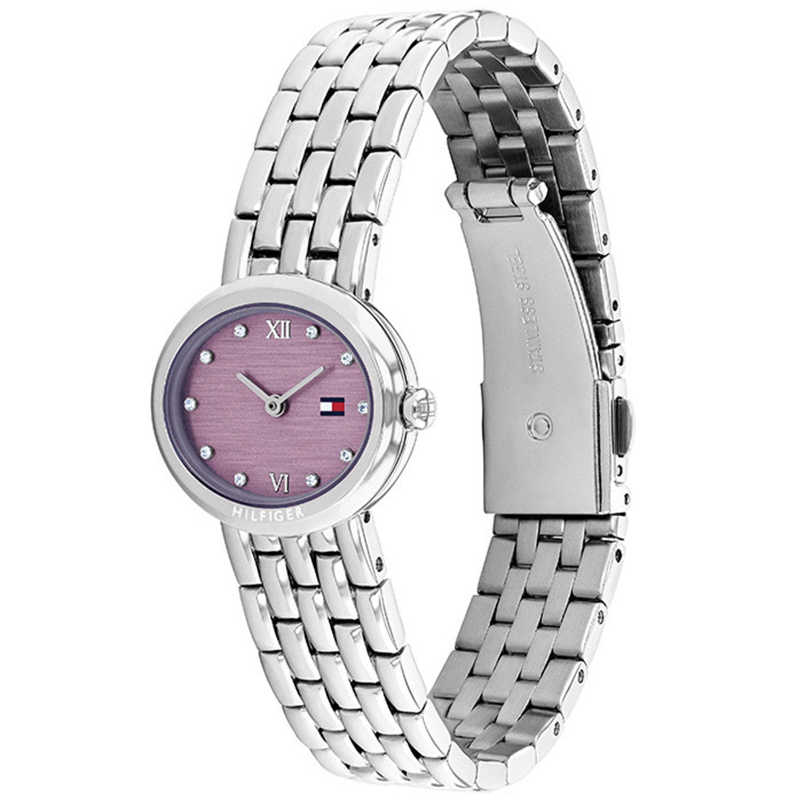 TOMMY HILFIGER Moira Lilac Dial 25mm Silver Stainless Steel Bracelet 1782843 - 3